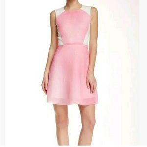 T Tahari Lucille Dress lucille pink dress 12 NWT